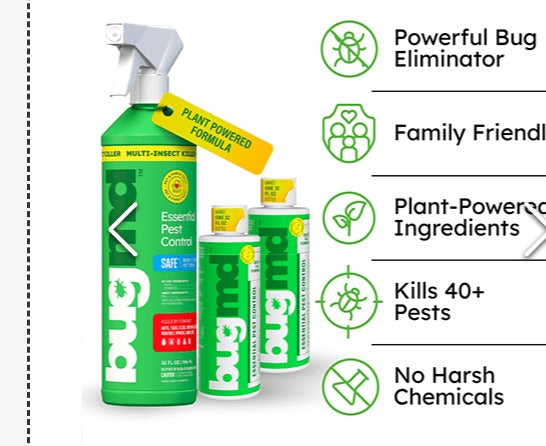 Bug MD – Essential Pest Control Spray (32oz)